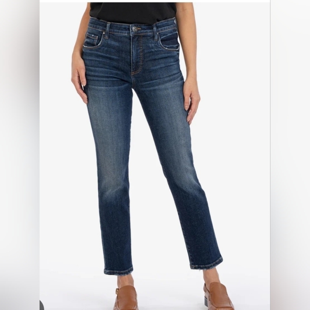 KUT from the Kloth Dark Blue  Jeans.Size 10